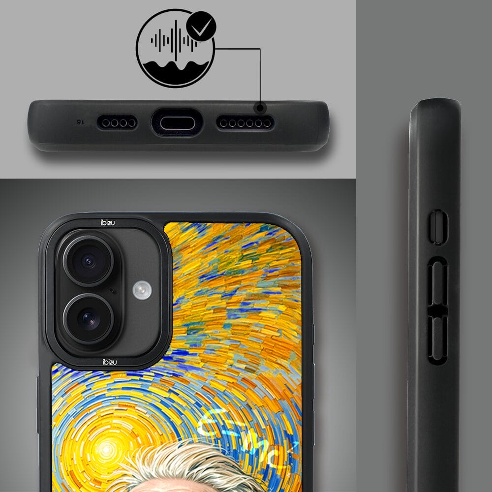 Etui do iPhone 16 IBIZU DropGuard Matt z MagSafe, Einstein - obrazek 6