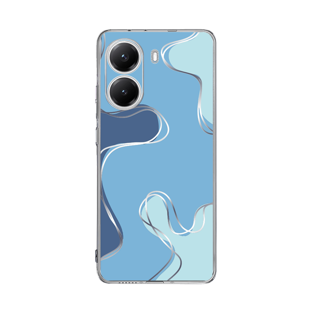 Etui do Xiaomi POCO X7 Pro przeźroczyste, silikonowe Flexi, spokój oceanu