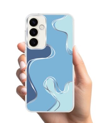 Etui do Samsung Galaxy S23 Plus z MagSafe przeźroczyste, silikonowe Flexi, spokój oceanu