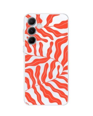 Etui do Samsung Galaxy A55 5G przeźroczyste, silikonowe Flexi, rafa koralowa