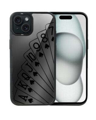 Etui do iPhone 15 Plus IBIZU DropGuard Matt z MagSafe, Midnight, Karty do gry