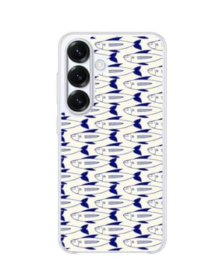 Etui do Samsung Galaxy S25 przeźroczyste, silikonowe Flexi, pływające rybki