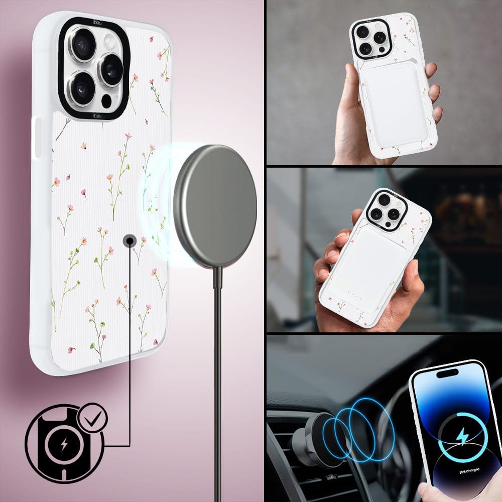 Etui do iPhone 14 Pro IBIZU DropGuard Matt z MagSafe, Pastel Bloom, Polna fantazja - obrazek 8