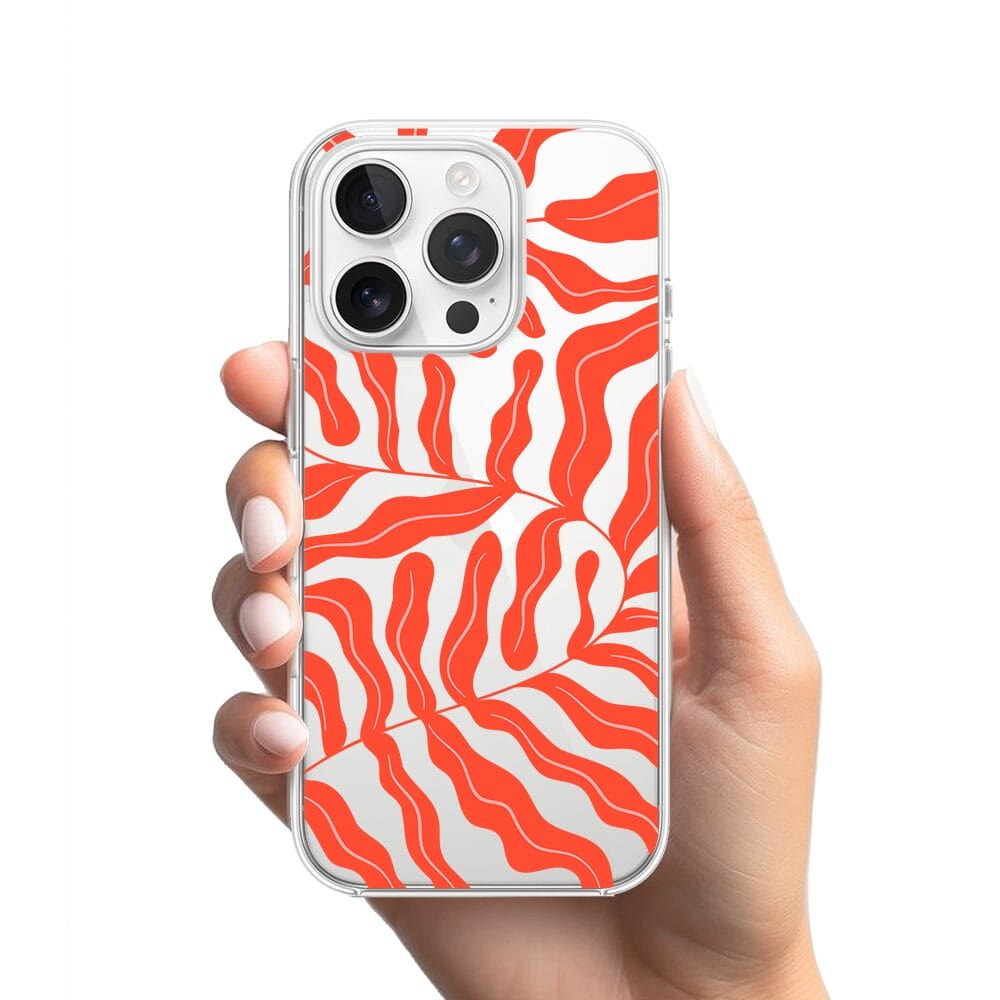 Etui do iPhone 14 Pro przeźroczyste, silikonowe Flexi, rafa koralowa - obrazek 2