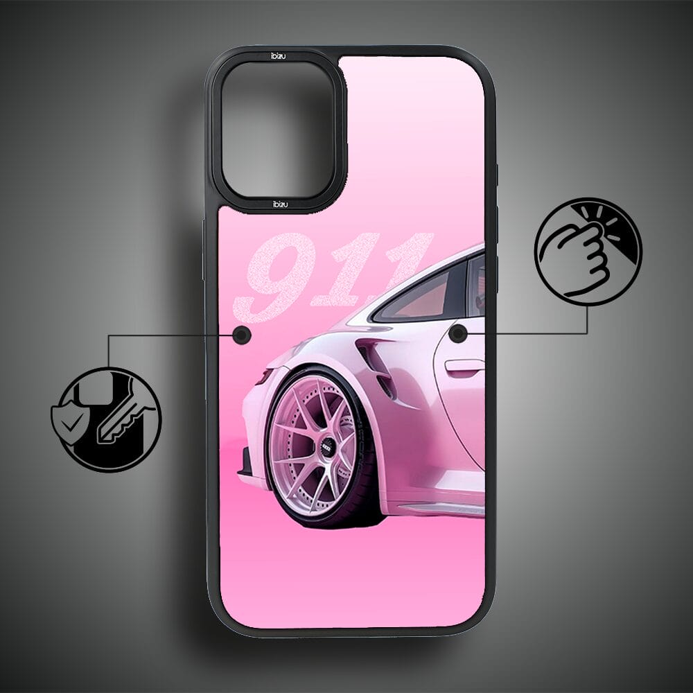 Etui do iPhone 16 Plus IBIZU DropGuard Matt z MagSafe, TechDrive, 911 różowe - obrazek 7