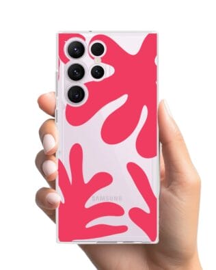 Etui do Samsung Galaxy S23 Ultra przeźroczyste, silikonowe Flexi, rafa