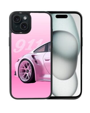 Etui do iPhone 15 IBIZU DropGuard Matt z MagSafe, TechDrive, 911 różowe