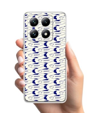 Etui do Xiaomi 14T przeźroczyste, silikonowe Flexi, pływające rybki