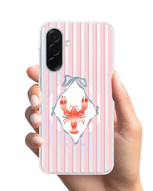 Etui do Samsung Galaxy A36 5G z MagSafe przeźroczyste, silikonowe Flexi, Homar