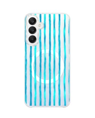 Etui do Samsung Galaxy A25 5G z MagSafe przeźroczyste, silikonowe Flexi, szept fal