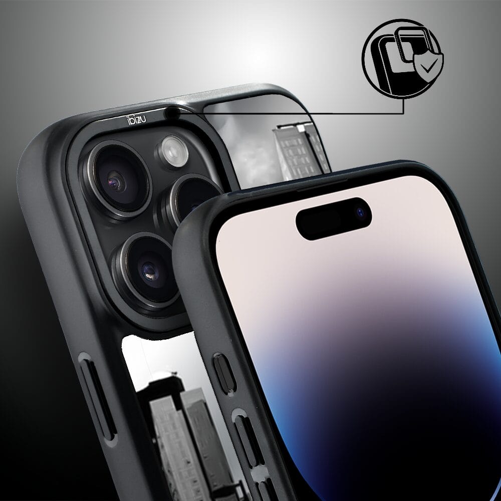 Etui do iPhone 14 Pro Max IBIZU DropGuard Matt z MagSafe, Noir City, Manhattan - obrazek 3
