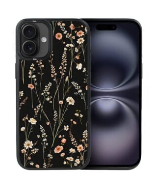Etui do iPhone 16 IBIZU DropGuard Matt z MagSafe, Pastel Bloom, Północny ogród