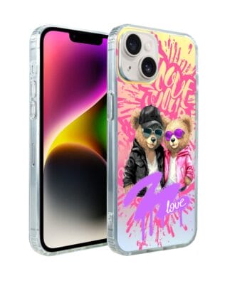 Etui do iPhone 14 IBIZU California Sunset z MagSafe, zmieniające kolor, Couple in Love, zakochana para