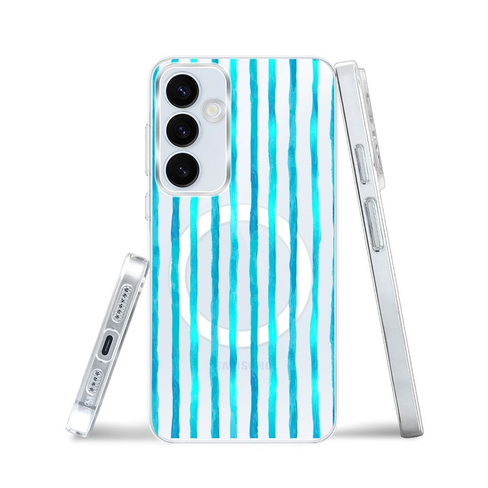 Etui do Samsung Galaxy A55 5G z MagSafe przeźroczyste, silikonowe Flexi, szept fal - obrazek 3