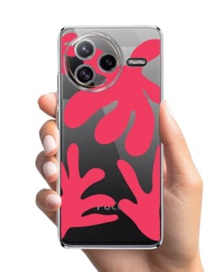 Etui do Xiaomi POCO F7 Ultra przeźroczyste, silikonowe Flexi, rafa