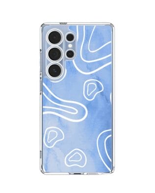 Etui do Samsung Galaxy S25 Ultra przeźroczyste, silikonowe Flexi, morski wzór