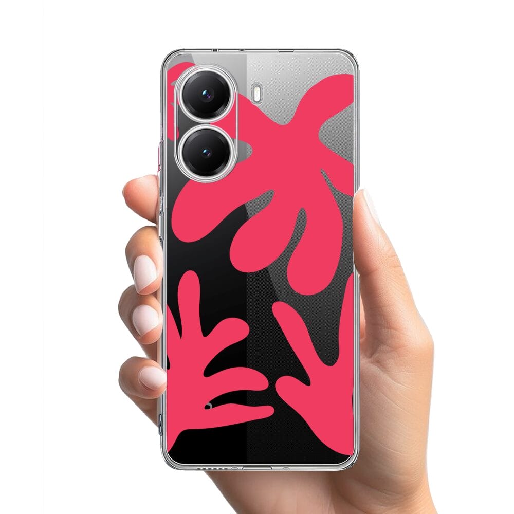 Etui do Xiaomi POCO X7 Pro przeźroczyste, silikonowe Flexi, rafa - obrazek 2