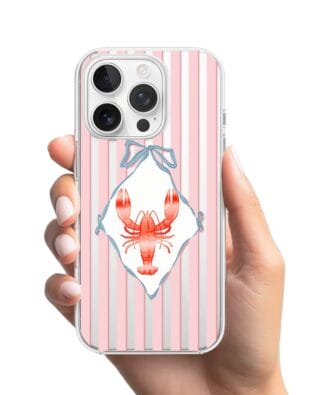 Etui do iPhone 15 Pro przeźroczyste, silikonowe Flexi, Homar