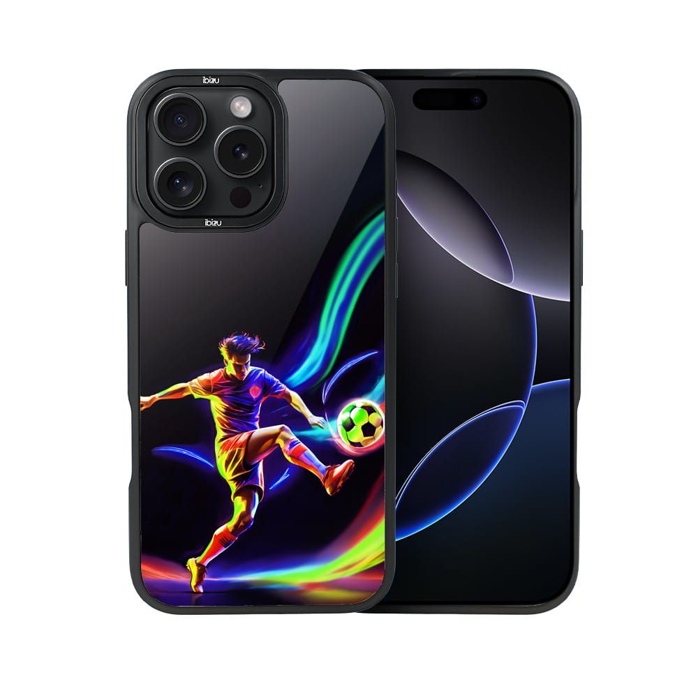 Etui do iPhone 16 Pro IBIZU DropGuard Matt z MagSafe, #ElectroMove, W rytmie piłki nożnej - obrazek 2