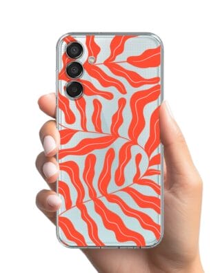 Etui do Samsung Galaxy M15 5G przeźroczyste, silikonowe Flexi, rafa koralowa
