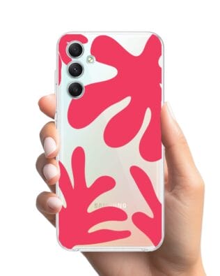 Etui do Samsung Galaxy A34 5G przeźroczyste, silikonowe Flexi, rafa