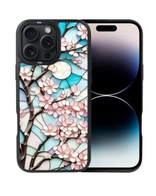 Etui do iPhone 14 Pro IBIZU DropGuard Matt z MagSafe, Barwy Szkła, Księżycowa Wiśnia