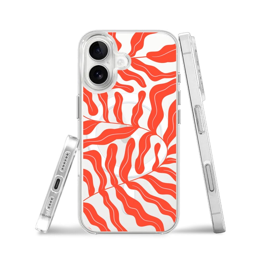 Etui do iPhone 16 z MagSafe przeźroczyste, silikonowe Flexi, rafa koralowa - obrazek 3