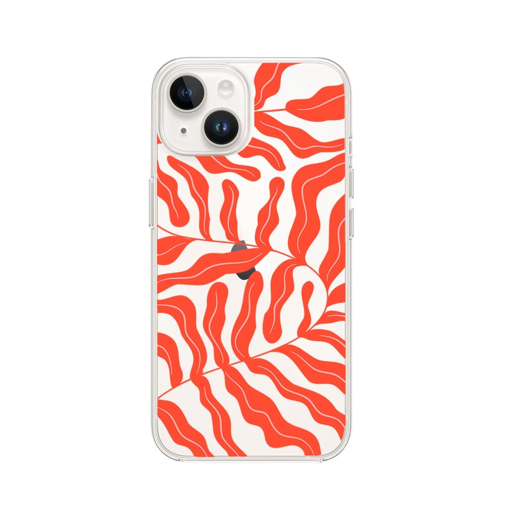 Etui do iPhone 13 Mini przeźroczyste, silikonowe Flexi, rafa koralowa