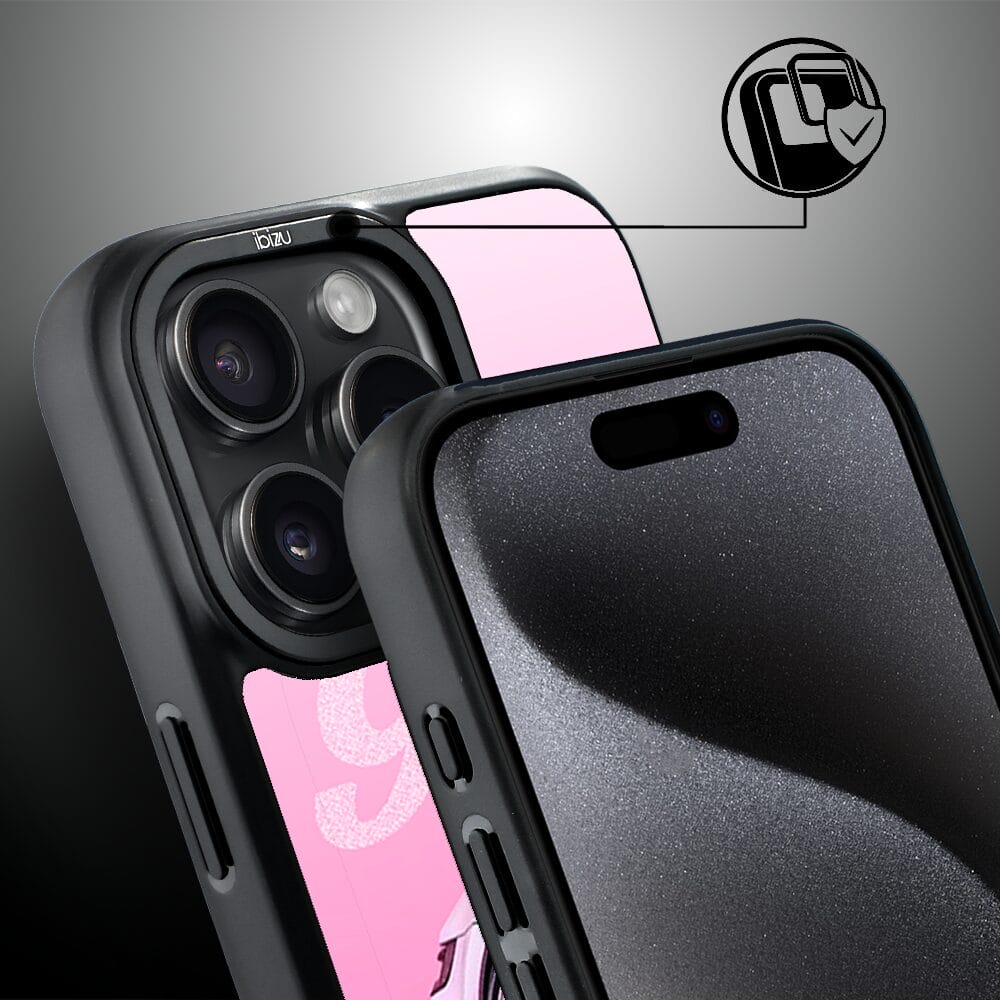 Etui do iPhone 15 Pro Max IBIZU DropGuard Matt z MagSafe, TechDrive, 911 różowe - obrazek 3