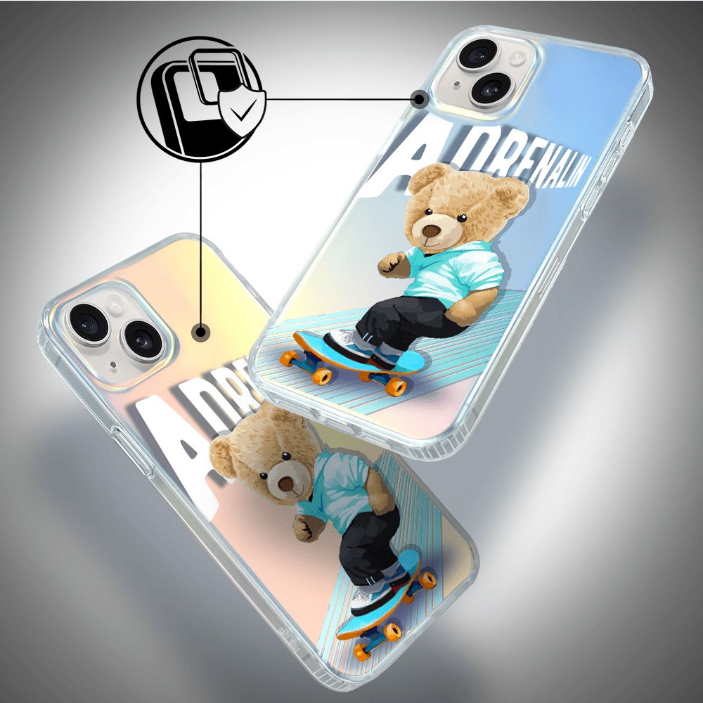 Etui do iPhone 14 IBIZU California Sunset, zmieniające kolor, Adrenalin, deskorolka - obrazek 3