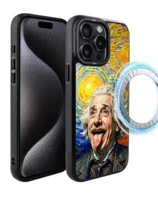 Etui do iPhone 15 Pro IBIZU DropGuard Matt z MagSafe, Einstein