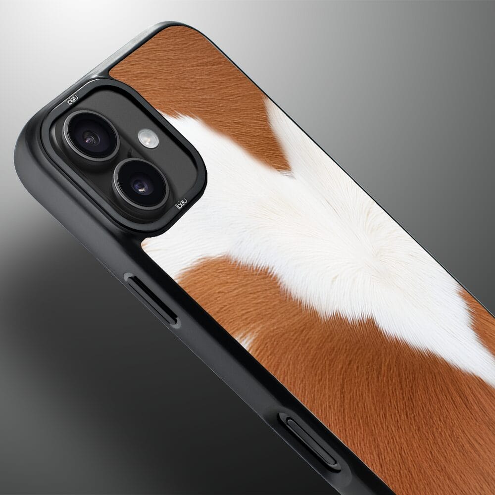 Etui do iPhone 16 Plus IBIZU DropGuard Matt z MagSafe, Zew Natury, Alpejska Krowa - obrazek 4