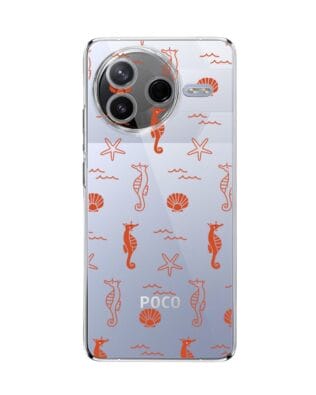 Etui do Xiaomi POCO F7 Pro przeźroczyste, silikonowe Flexi, wakacyjne wzory