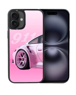 Etui do iPhone 16 Plus IBIZU DropGuard Matt z MagSafe, TechDrive, 911 różowe