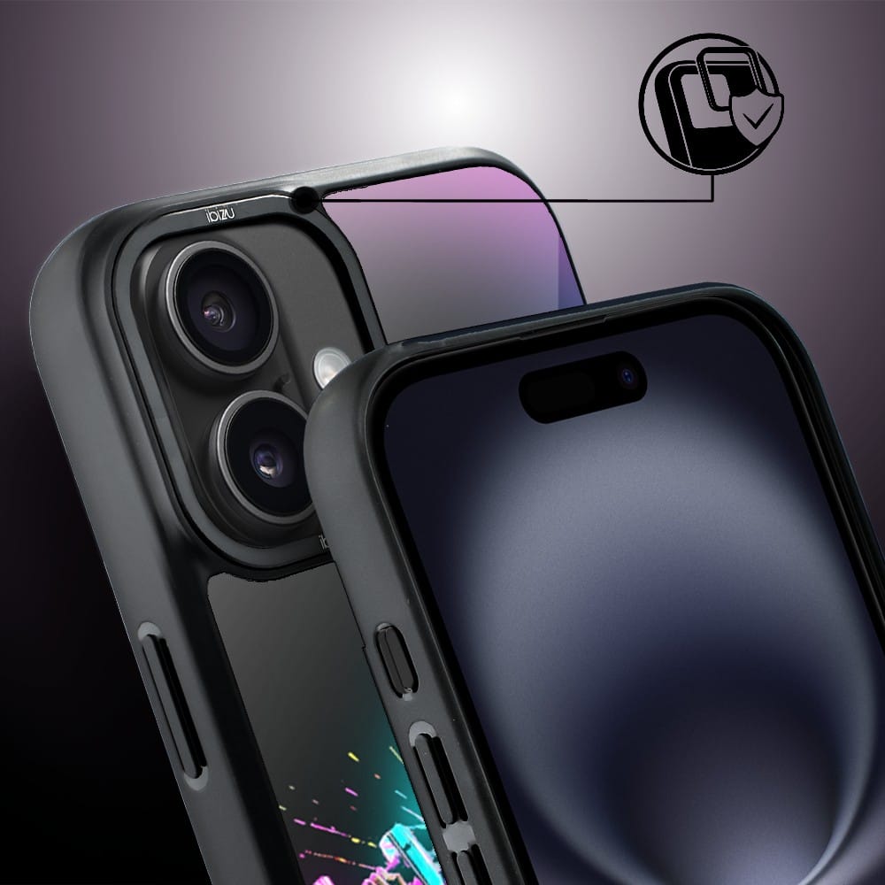 Etui do iPhone 16 IBIZU DropGuard Matt z MagSafe, #ElectroMove, Wibracja fitness - obrazek 3