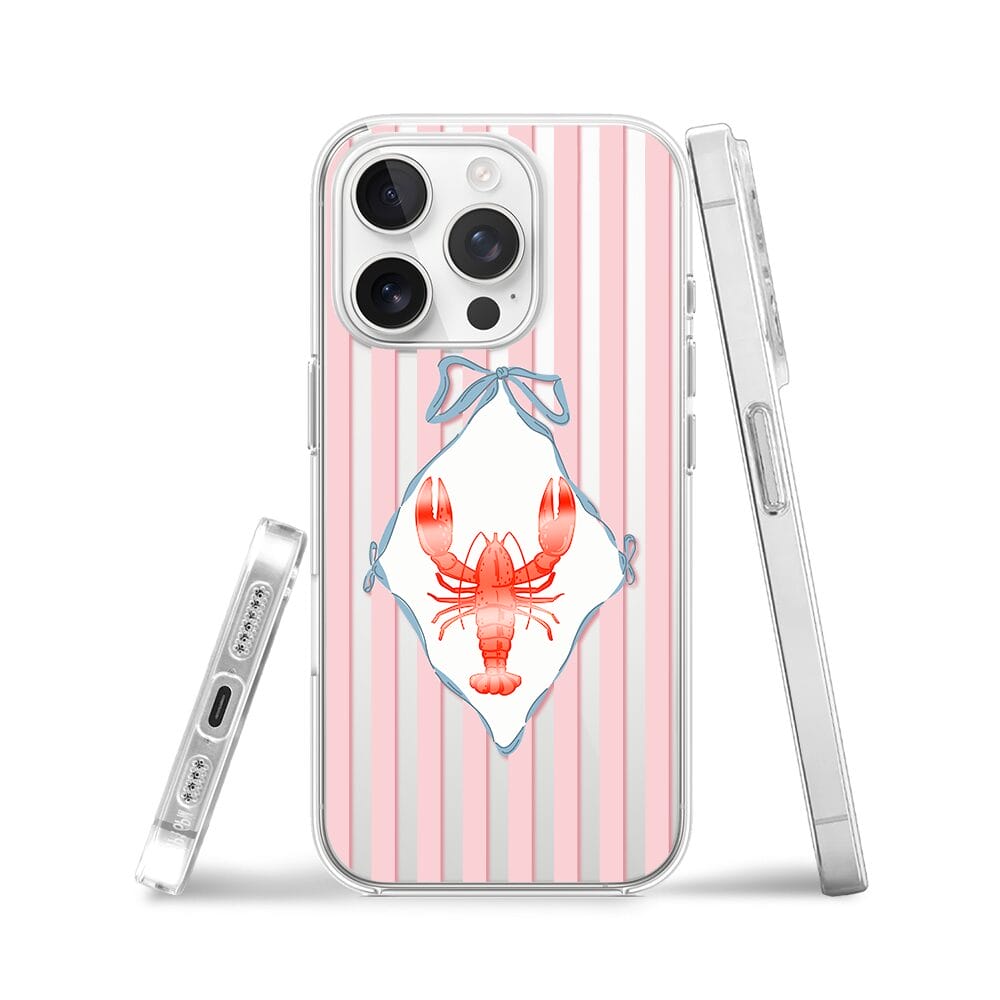 Etui do iPhone 14 Pro przeźroczyste, silikonowe Flexi, Homar - obrazek 3