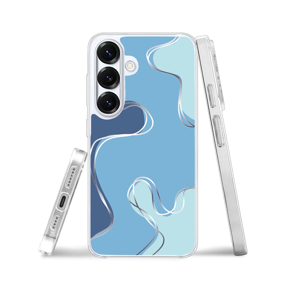 Etui do Samsung Galaxy S25 Plus z MagSafe przeźroczyste, silikonowe Flexi, spokój oceanu - obrazek 3