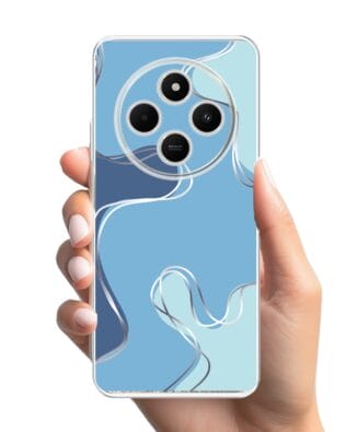 Etui do Xiaomi POCO C75 przeźroczyste, silikonowe Flexi, spokój oceanu