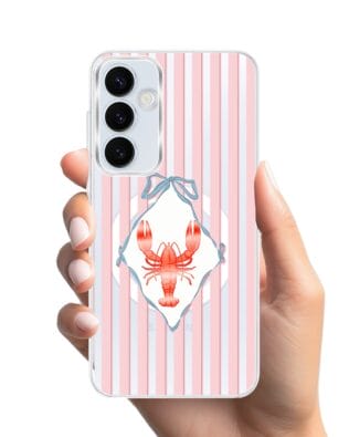 Etui do Samsung Galaxy A55 5G z MagSafe przeźroczyste, silikonowe Flexi, Homar