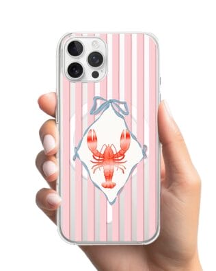 Etui do iPhone 12 Pro z MagSafe przeźroczyste, silikonowe Flexi, Homar