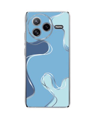 Etui do Xiaomi POCO F7 Ultra przeźroczyste, silikonowe Flexi, spokój oceanu