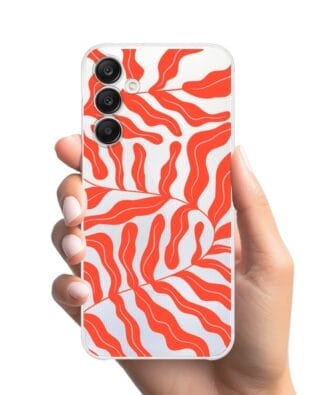 Etui do Samsung Galaxy A25 5G przeźroczyste, silikonowe Flexi, rafa koralowa