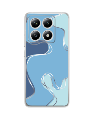 Etui do Xiaomi 14T Pro przeźroczyste, silikonowe Flexi, spokój oceanu