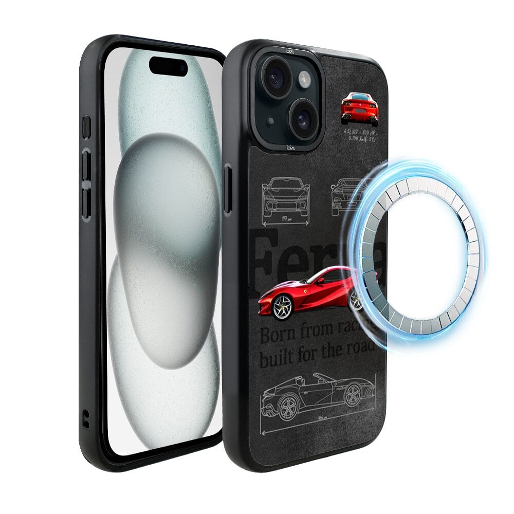 Etui do iPhone 15 IBIZU DropGuard Matt z MagSafe, TechDrive, 812 Superfast