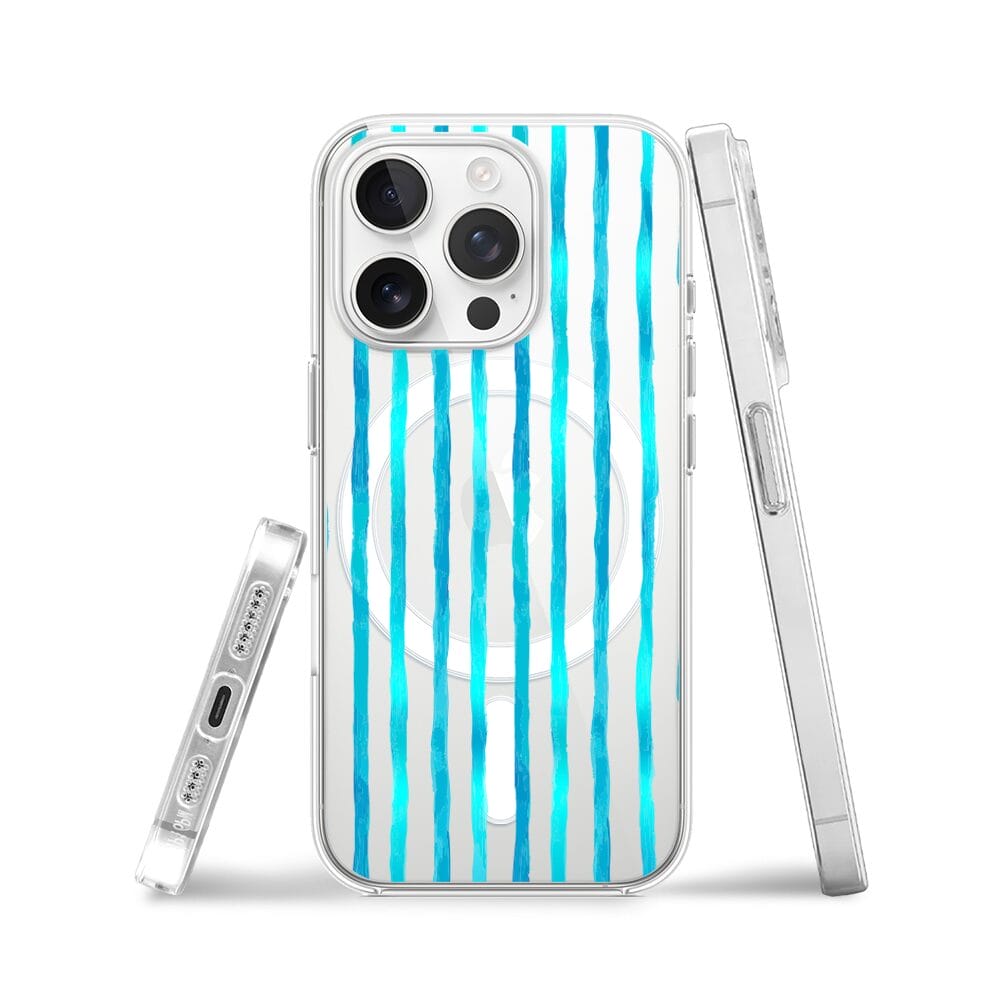 Etui do iPhone 14 Pro Max z MagSafe przeźroczyste, silikonowe Flexi, szept fal - obrazek 3