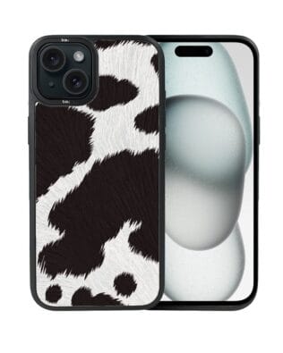 Etui do iPhone 15 Plus IBIZU DropGuard Matt z MagSafe, Zew Natury, Polska Krowa