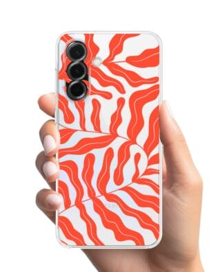 Etui do Samsung Galaxy A36 5G przeźroczyste, silikonowe Flexi, rafa koralowa