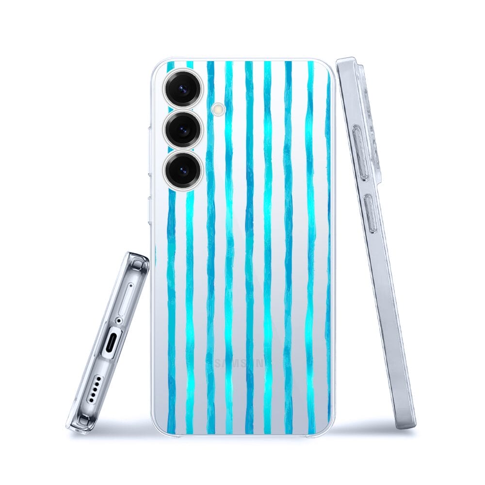 Etui do Samsung Galaxy S25 przeźroczyste, silikonowe Flexi, szept fal - obrazek 3