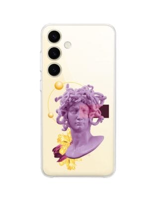 Etui do Samsung Galaxy S24 Plus przeźroczyste, silikonowe Flexi, antyczna figura