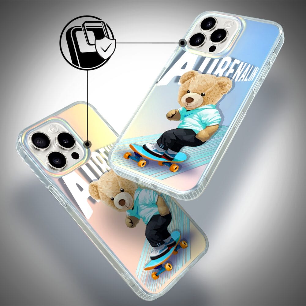 Etui do iPhone 14 Pro IBIZU California Sunset, zmieniające kolor, Adrenalin, deskorolka - obrazek 3